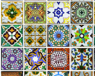 Traditional tiles from Porto, Portugal